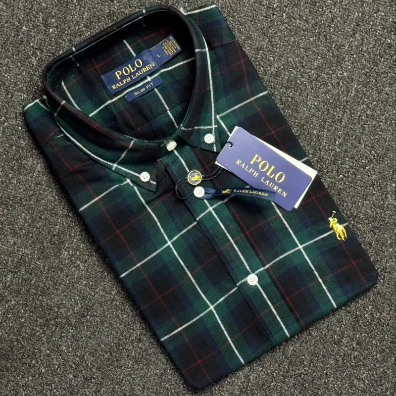 Ralph Lauren Men’s Cotton Flannel Short Sleeve Check Shirt Wholesale Bangladesh Ralph Lauren Men’s Cotton Flannel Short Sleeve Check Shirt Wholesale Bangladesh