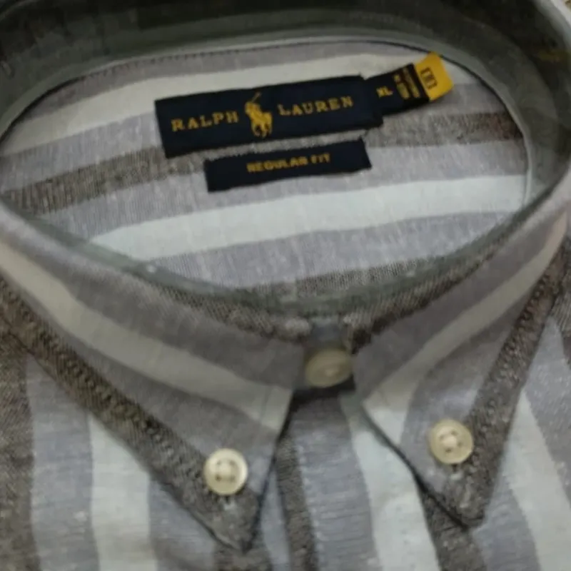 Ralph Lauren Men’s Ramie Cotton Stripe Short Sleeve Shirt Wholesale Bangladesh
