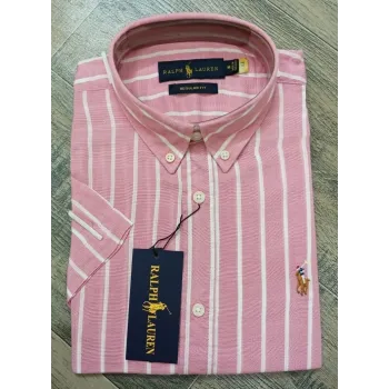 Ralph Lauren Men’s Ramie Cotton Stripe Short Sleeve Shirt Wholesale Bangladesh