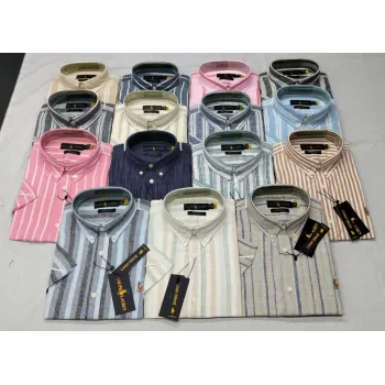 Ralph Lauren Men’s Ramie Cotton Stripe Short Sleeve Shirt Wholesale Bangladesh