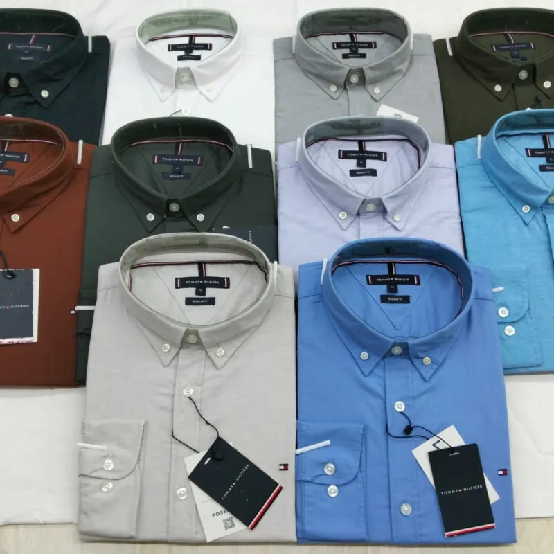 Tommy Hilfiger Men’s Long Sleeve Oxford Solid Shirt Wholesale Bangladesh