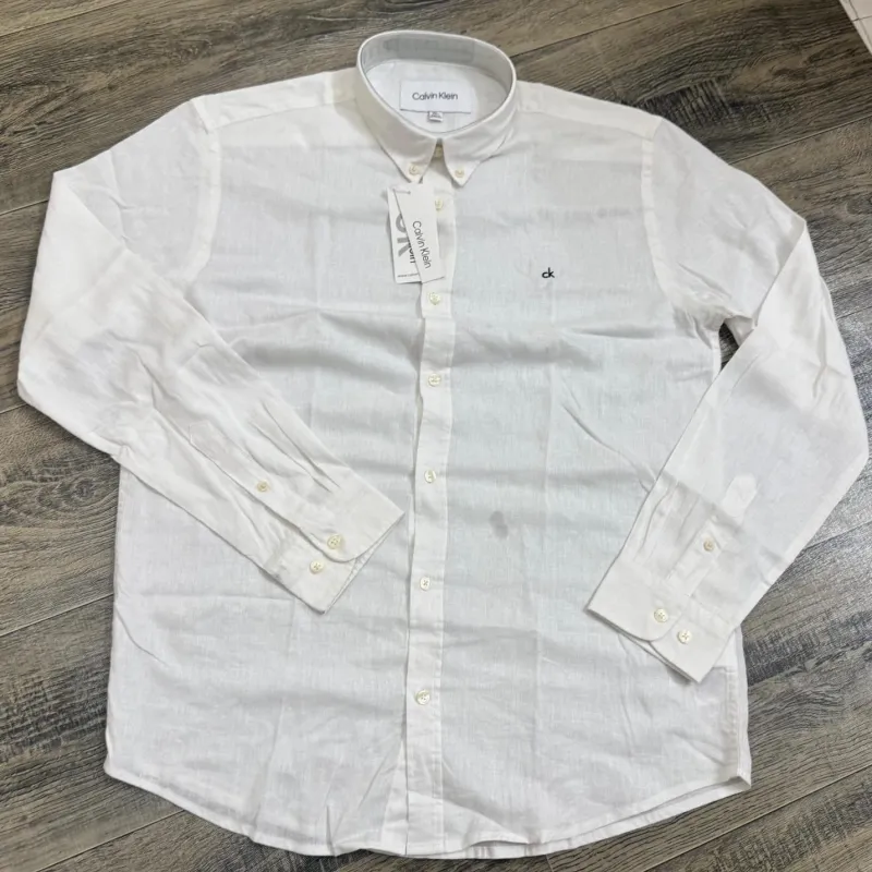 Calvin Klein Men’s Premium Stylish Solid Remi Cotton Long Sleeve Shirt Wholesale Bangladesh