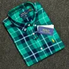 Ralph Lauren Men’s Premium Stylish Cotton Flannel Short Sleeve Check Shirt Wholesale Bangladesh