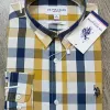 US Polo Men’s Premium Stylish Cotton Check Long Sleeve Shirt Wholesale Bangladesh