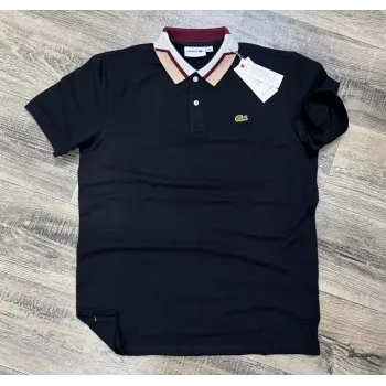 Lacoste Men's Premium Stylish Jacquard Collar Polo Shirt Wholesale – Everywear Bangladesh Ltd