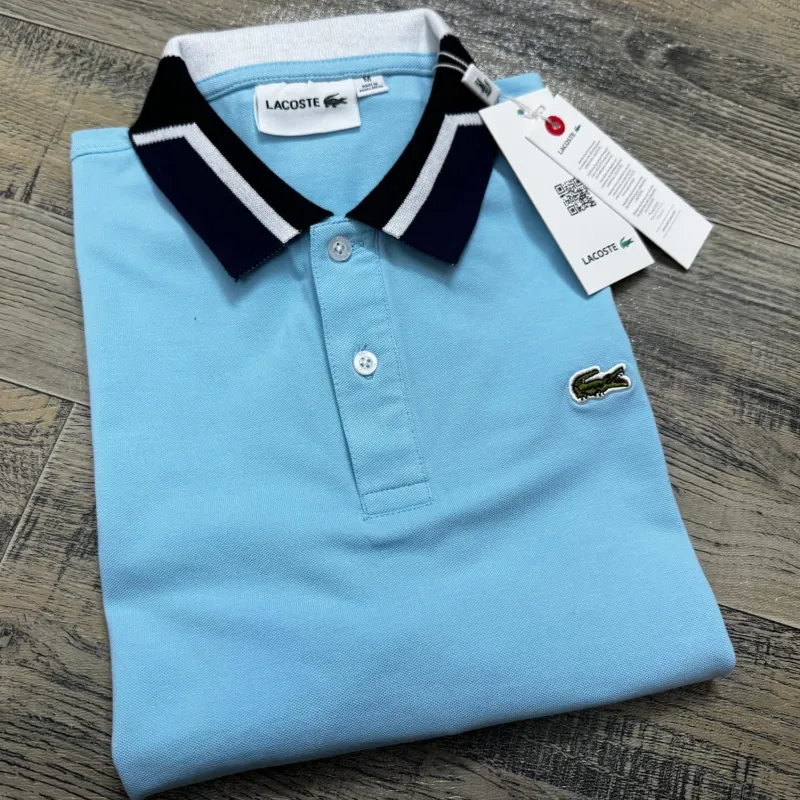 Lacoste Men's Premium Stylish Jacquard Collar Polo Shirt Wholesale – Everywear Bangladesh Ltd