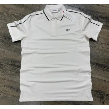 Lacoste Men's Premium Stylish Cotton Tipped Collar Polo Shirt Wholesale – Everywear Bangladesh Ltd