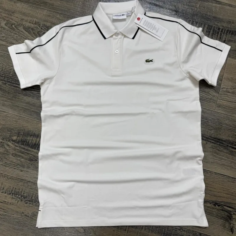 Lacoste Men's Premium Stylish Cotton Tipped Collar Polo Shirt Wholesale – Everywear Bangladesh Ltd