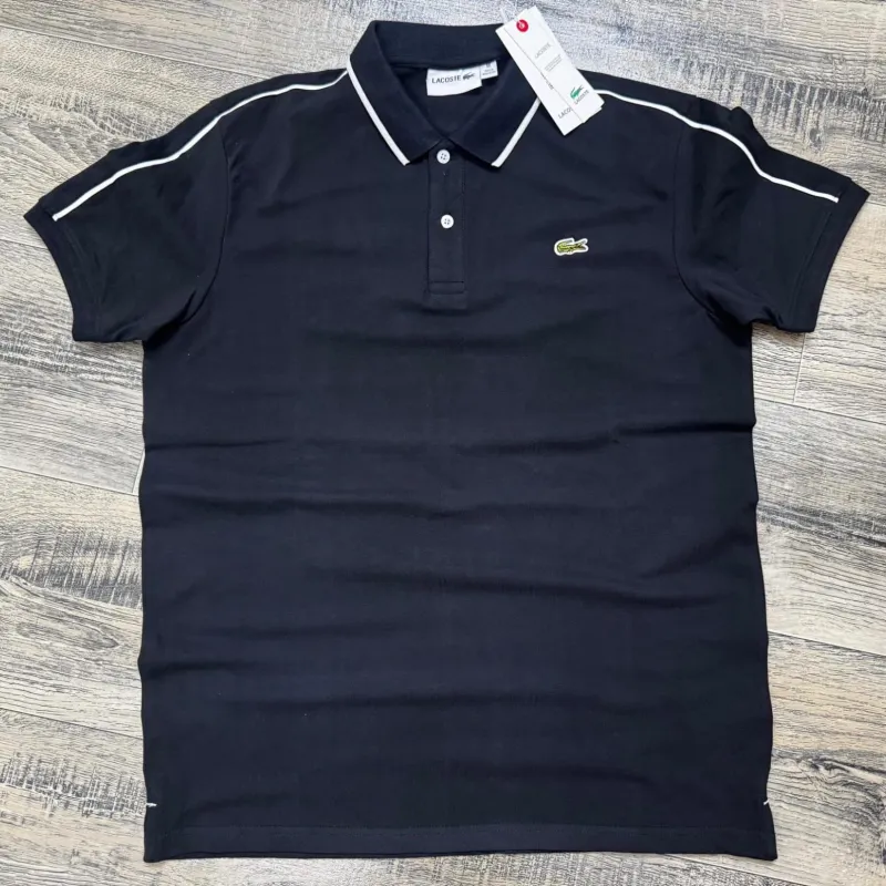Lacoste Men's Premium Stylish Cotton Tipped Collar Polo Shirt Wholesale – Everywear Bangladesh Ltd