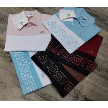 Lacoste Men's Premium Stylish Solid Cotton Collar Polo Shirt Wholesale – Everywear Bangladesh Ltd