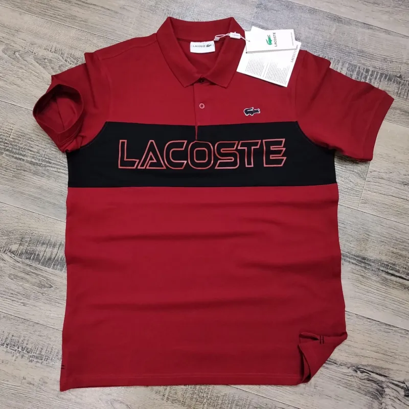 Lacoste Men's Premium Stylish Solid Cotton Collar Polo Shirt Wholesale – Everywear Bangladesh Ltd
