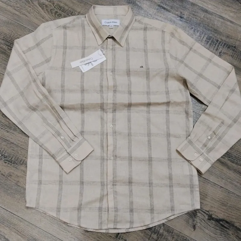 Calvin Klein Men's Premium Stylish Remi Cotton Check Shirt Wholesale – Everywear Bangladesh Ltd Calvin Klein Men's Premium Stylish Remi Cotton Check Shirt Wholesale – Everywear Bangladesh Ltd