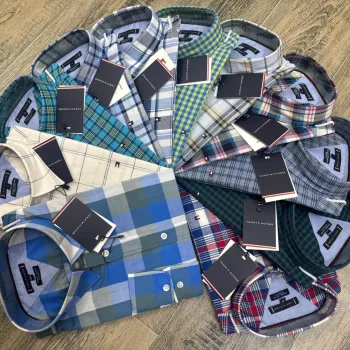Tommy Hilfiger Men's Long Sleeve Check Shirt Wholesale Bangladesh