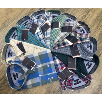 Tommy Hilfiger Men's Long Sleeve Check Shirt Wholesale Bangladesh