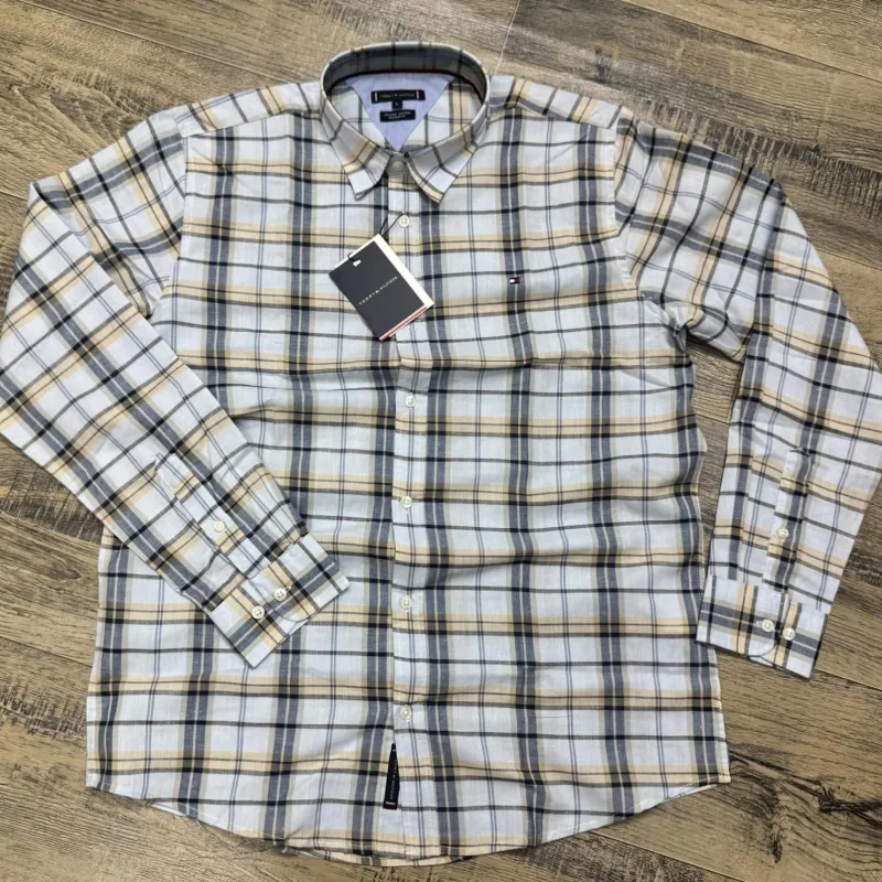 Tommy Hilfiger Men's Long Sleeve Check Shirt Wholesale Bangladesh