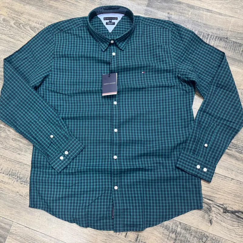 Tommy Hilfiger Men's Long Sleeve Check Shirt Wholesale Bangladesh