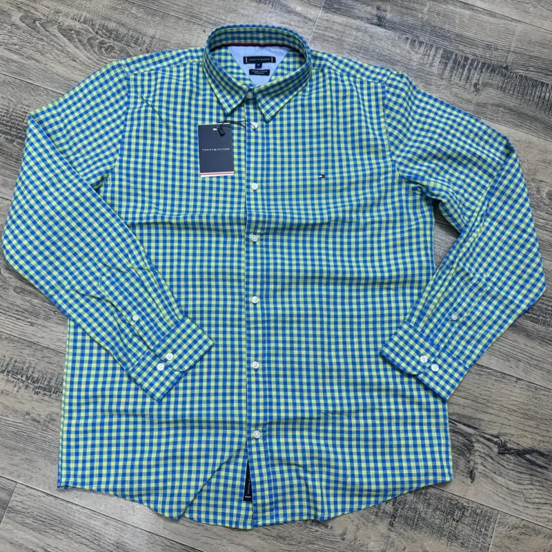 Tommy Hilfiger Men's Long Sleeve Check Shirt Wholesale Bangladesh