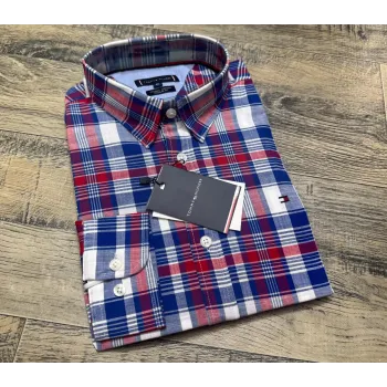 Tommy Hilfiger Men's Long Sleeve Check Shirt Wholesale Bangladesh