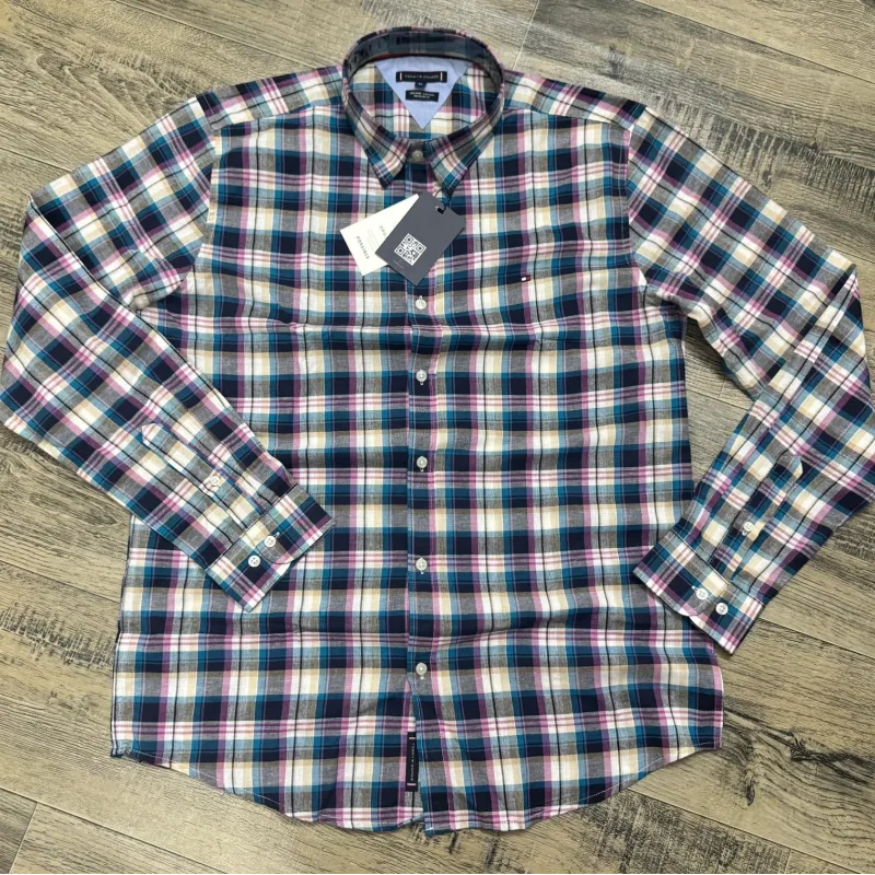 Tommy Hilfiger Men's Long Sleeve Check Shirt Wholesale Bangladesh