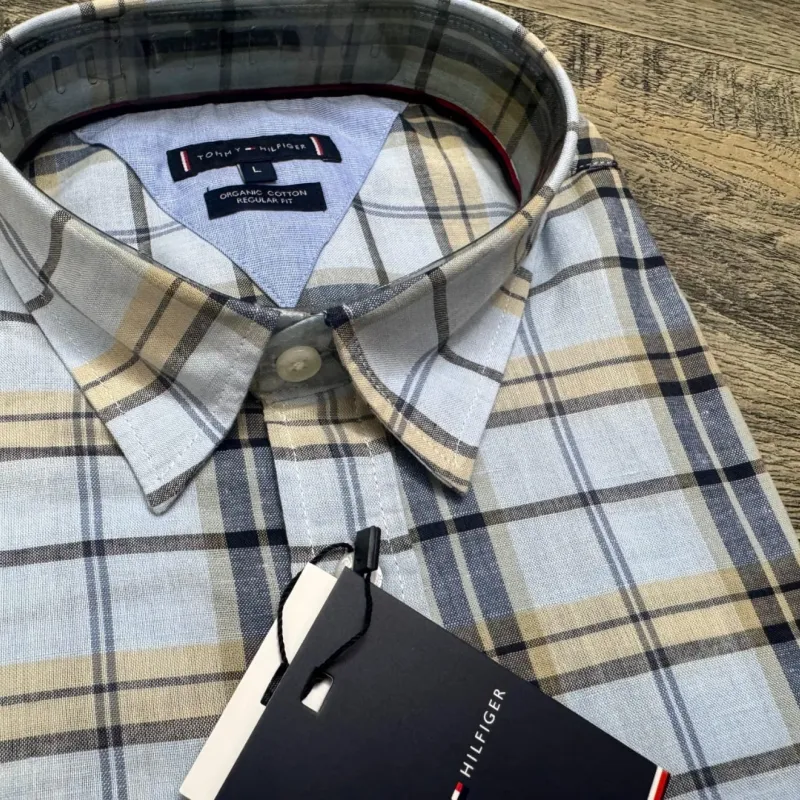 Tommy Hilfiger Men's Long Sleeve Check Shirt Wholesale Bangladesh
