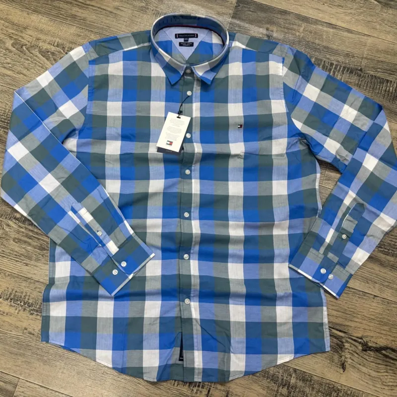 Tommy Hilfiger Men's Long Sleeve Check Shirt Wholesale Bangladesh