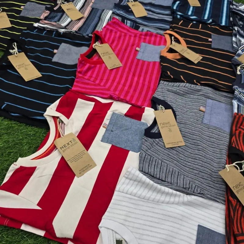 Next Boys' Mid Grade Stripe T‑Shirt Wholesale – Everywear Bangladesh Ltd Next Boys' Mid Grade Stripe T‑Shirt Wholesale – Everywear Bangladesh Ltd