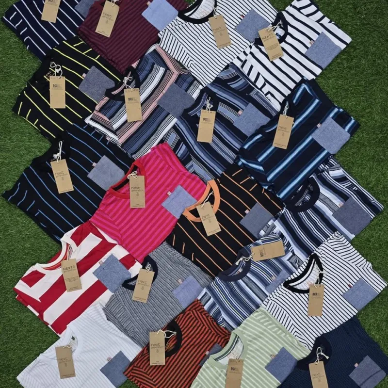 Next Boys' Mid Grade Stripe T‑Shirt Wholesale – Everywear Bangladesh Ltd Next Boys' Mid Grade Stripe T‑Shirt Wholesale – Everywear Bangladesh Ltd