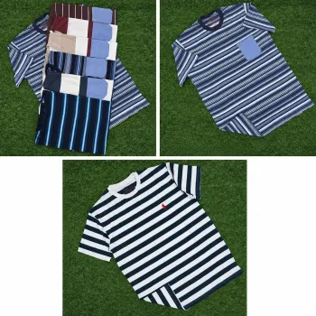 Ralph Lauren Men's Mid Grade Stripe T‑Shirt Wholesale – Everywear Bangladesh Ltd