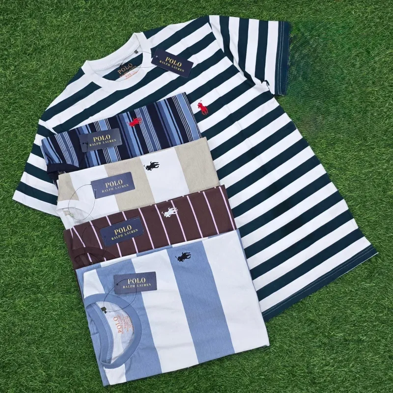 Ralph Lauren Men's Mid Grade Stripe T‑Shirt Wholesale – Everywear Bangladesh Ltd