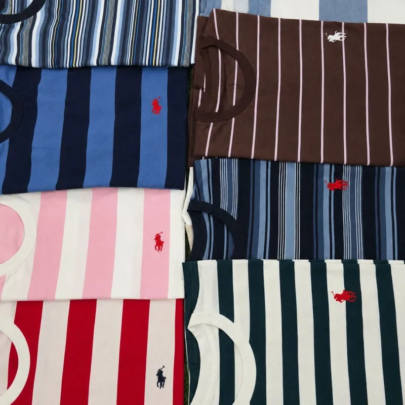 Ralph Lauren Men's Mid Grade Stripe T‑Shirt Wholesale – Everywear Bangladesh Ltd
