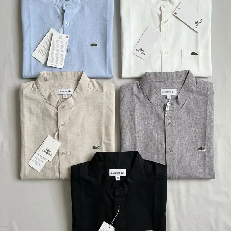 Men's Premium Linen-Cotton Full Sleeve Shirt — Wholesale Bangladesh