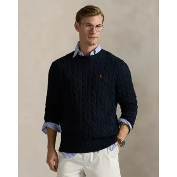 Men's Premium 5-Gauge Cotton Crewneck Sweater (Surplus Stock) — Wholesale Bangladesh