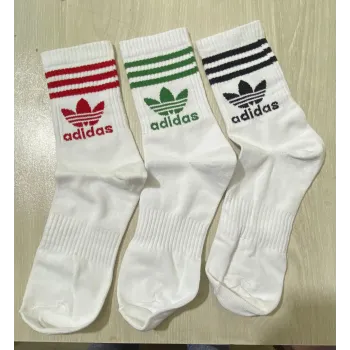 Adidas Unisex Crew Socks 3 Pairs Pack Wholesale Bangladesh