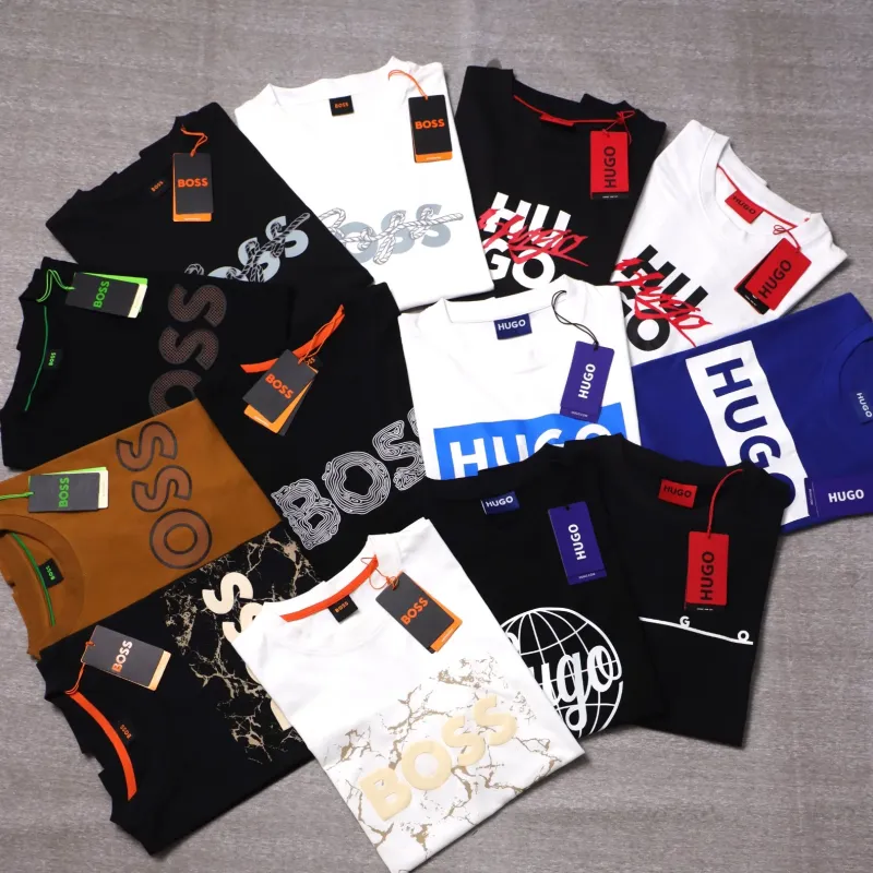 Men's Premium 180 GSM Multi-Design T-Shirt (8-Design Assortment) — Wholesale Bangladesh
