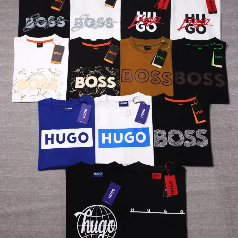 Men's Premium 180 GSM Multi-Design T-Shirt (8-Design Assortment) — Wholesale Bangladesh