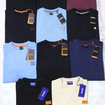 Men's Premium 340 GSM Fleece Crewneck Sweatshirt (8-Design Assortment) — Wholesale Bangladesh