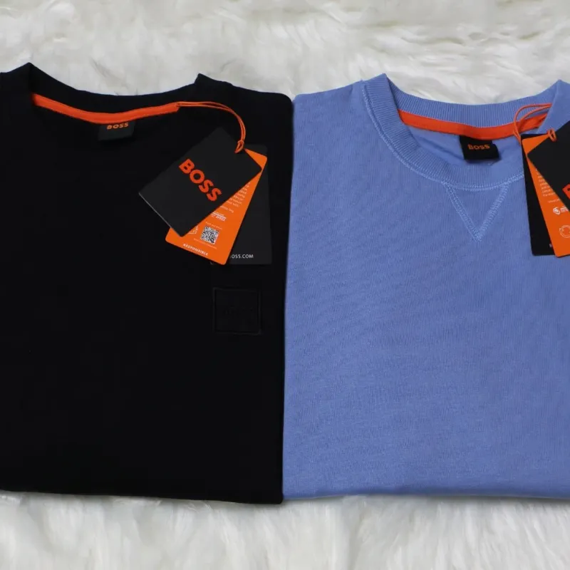 Men's Premium 340 GSM Fleece Crewneck Sweatshirt (8-Design Assortment) — Wholesale Bangladesh