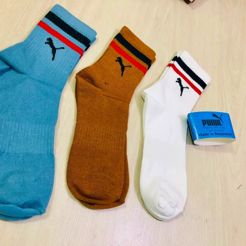 Puma Unisex Crew Socks 3 Pairs Pack Wholesale Bangladesh Puma Unisex Crew Socks 3 Pairs Pack Wholesale Bangladesh
