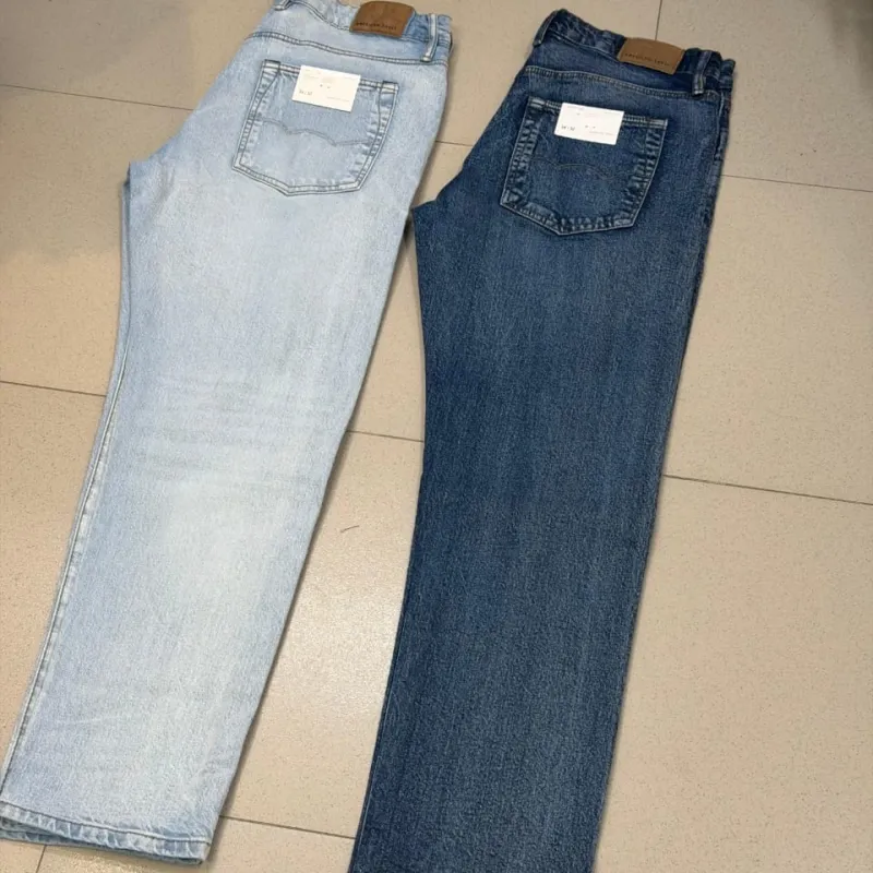 American Eagle Men's Premium Laser Wash Acid Wash Denim Jeans Wholesale – Everywear Bangladesh Ltd American Eagle Men's Premium Laser Wash Acid Wash Denim Jeans Wholesale – Everywear Bangladesh Ltd