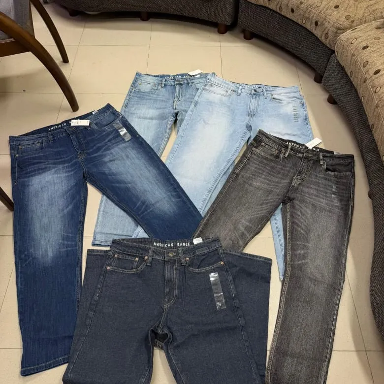 American Eagle Men's Premium Laser Wash Acid Wash Denim Jeans Wholesale – Everywear Bangladesh Ltd American Eagle Men's Premium Laser Wash Acid Wash Denim Jeans Wholesale – Everywear Bangladesh Ltd