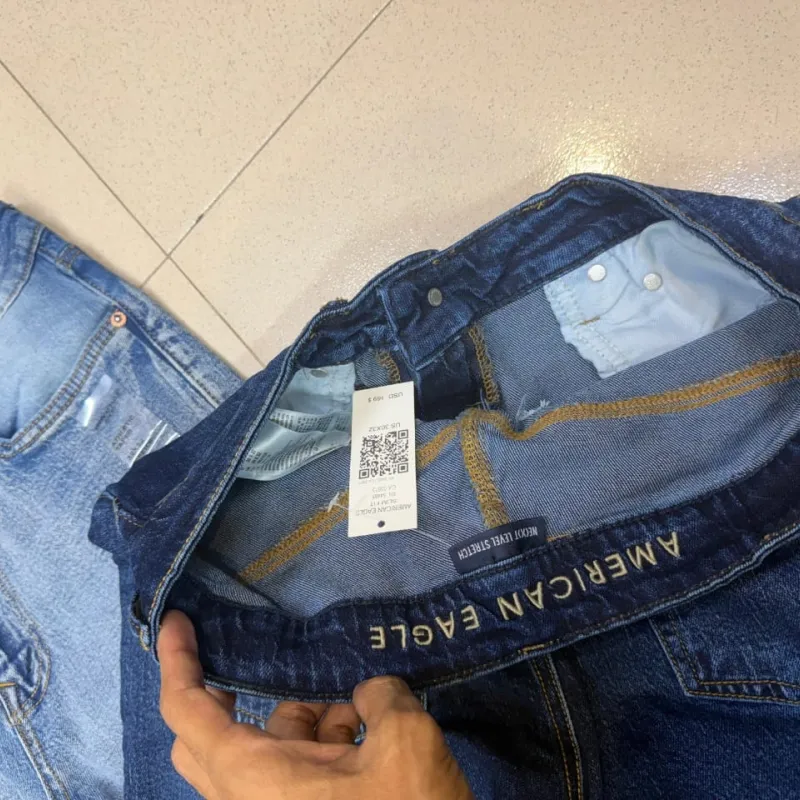 American Eagle Men's Premium Laser Wash Acid Wash Denim Jeans Wholesale – Everywear Bangladesh Ltd American Eagle Men's Premium Laser Wash Acid Wash Denim Jeans Wholesale – Everywear Bangladesh Ltd