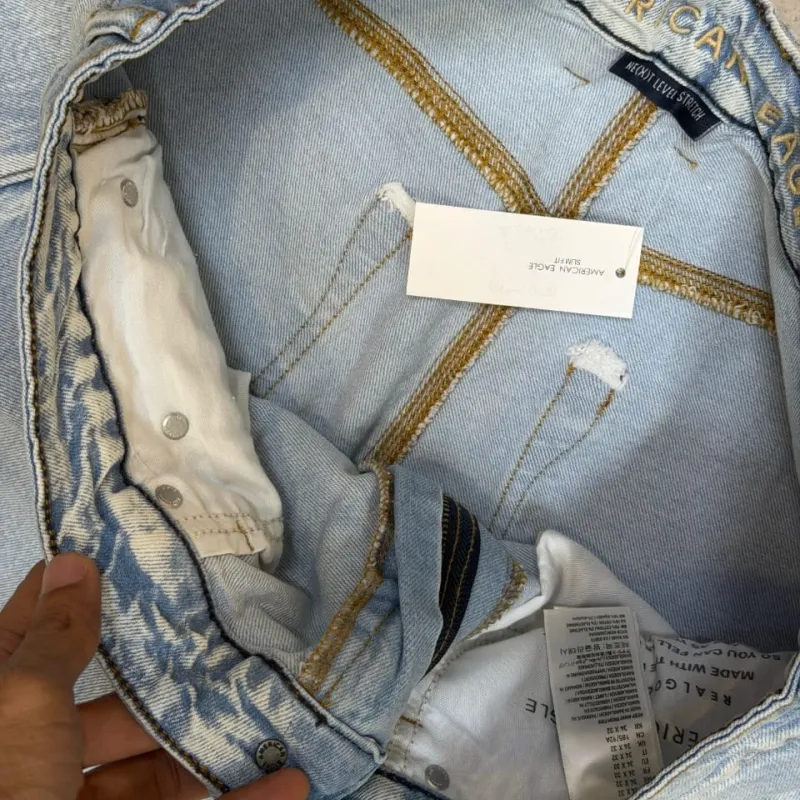 American Eagle Men's Premium Laser Wash Acid Wash Denim Jeans Wholesale – Everywear Bangladesh Ltd American Eagle Men's Premium Laser Wash Acid Wash Denim Jeans Wholesale – Everywear Bangladesh Ltd