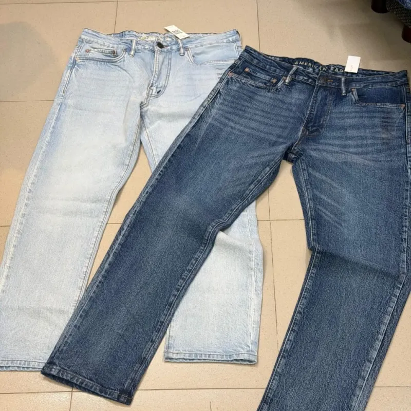 American Eagle Men's Premium Laser Wash Acid Wash Denim Jeans Wholesale – Everywear Bangladesh Ltd American Eagle Men's Premium Laser Wash Acid Wash Denim Jeans Wholesale – Everywear Bangladesh Ltd