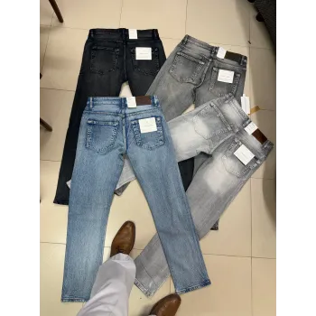 Calvin Klein Men's Premium Laser Wash Acid Wash Denim Jeans Wholesale – Everywear Bangladesh Ltd
