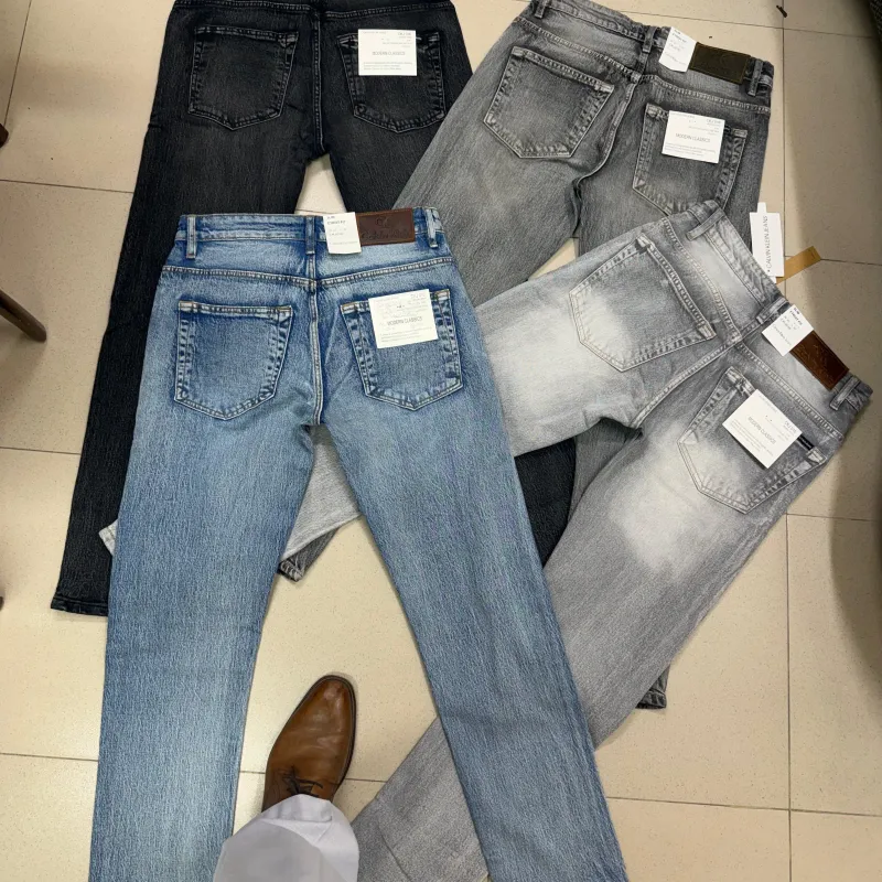Calvin Klein Men's Premium Laser Wash Acid Wash Denim Jeans Wholesale – Everywear Bangladesh Ltd