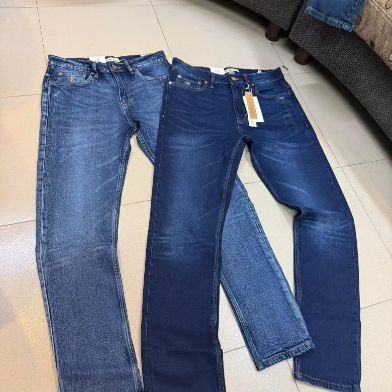 Calvin Klein Men's Premium Laser Wash Acid Wash Denim Jeans Wholesale – Everywear Bangladesh Ltd