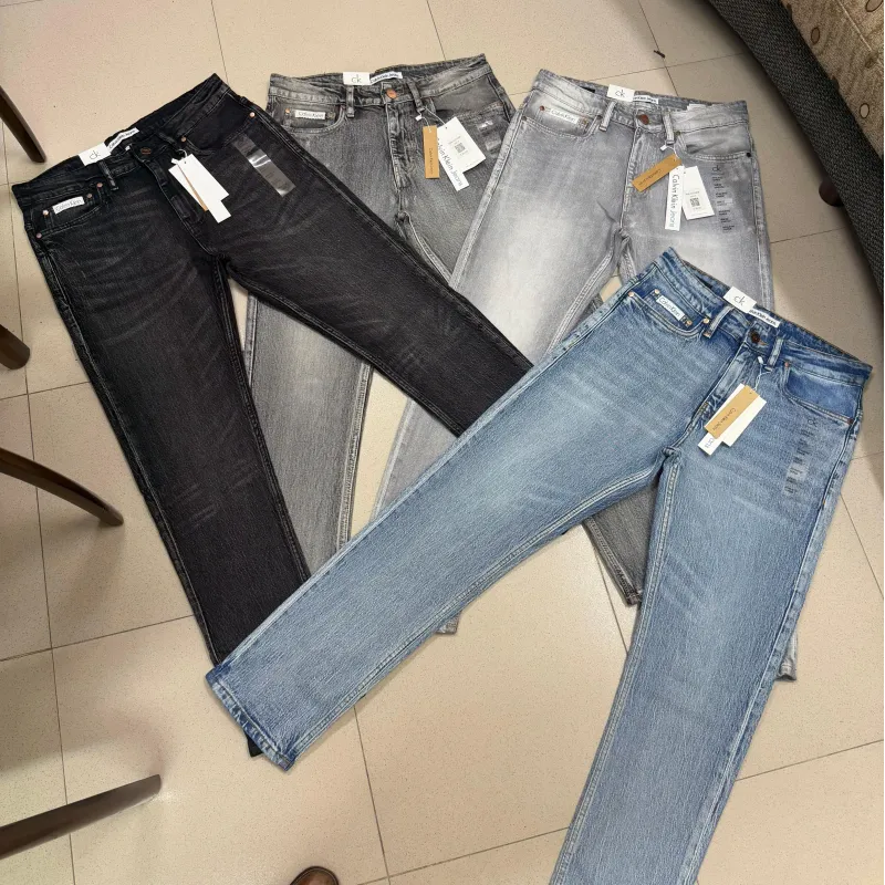 Calvin Klein Men's Premium Laser Wash Acid Wash Denim Jeans Wholesale – Everywear Bangladesh Ltd