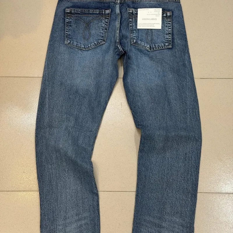 Calvin Klein Men's Premium Laser Wash Acid Wash Denim Jeans Wholesale – Everywear Bangladesh Ltd