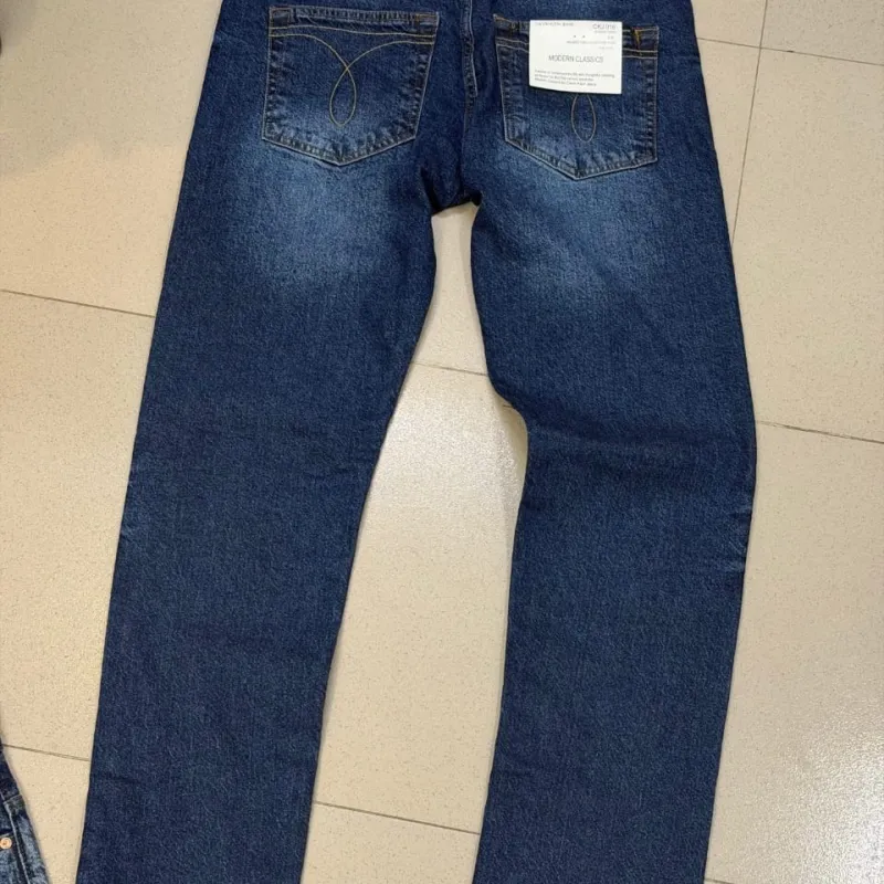 Calvin Klein Men's Premium Laser Wash Acid Wash Denim Jeans Wholesale – Everywear Bangladesh Ltd