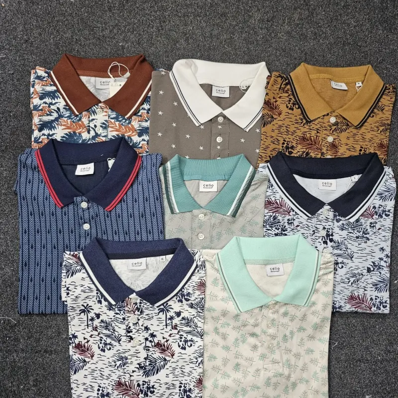 Celio Men's Polo T‑Shirt (8 Colors) Wholesale – Everywear Bangladesh Ltd